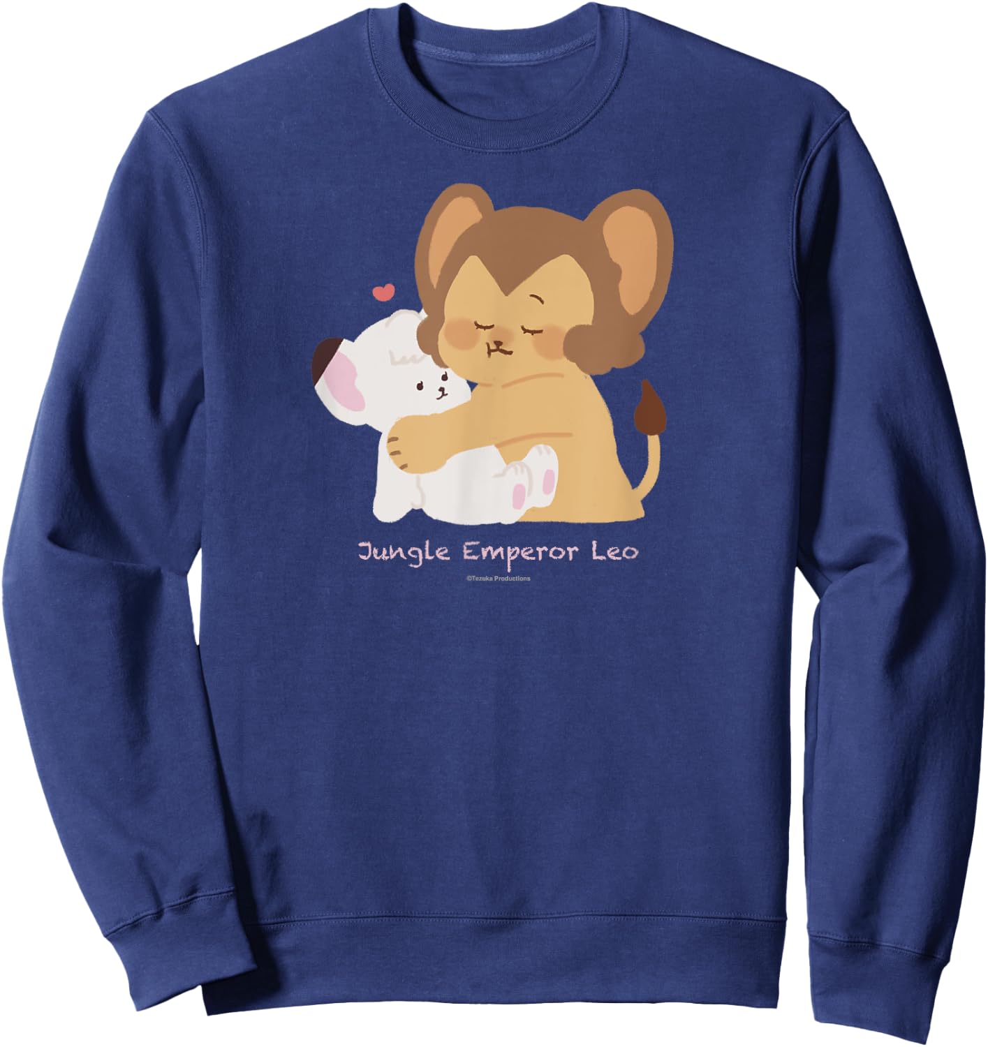 Kimba the White Lion HUG (Leo＆Laiya) (C)TEZUKA PRODUCTIONS Sweatshirt - Sweatshirt | Navy