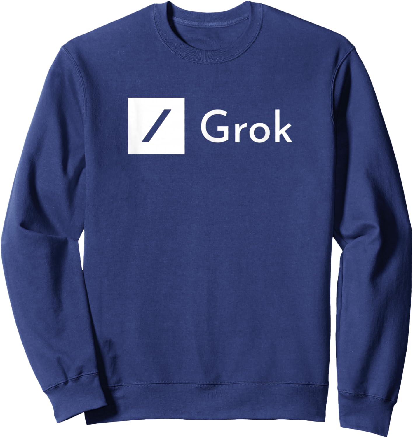 Grok AI - Truth-Seeking Artificial Intelligence Software Sweatshirt - Sweatshirt | Navy
