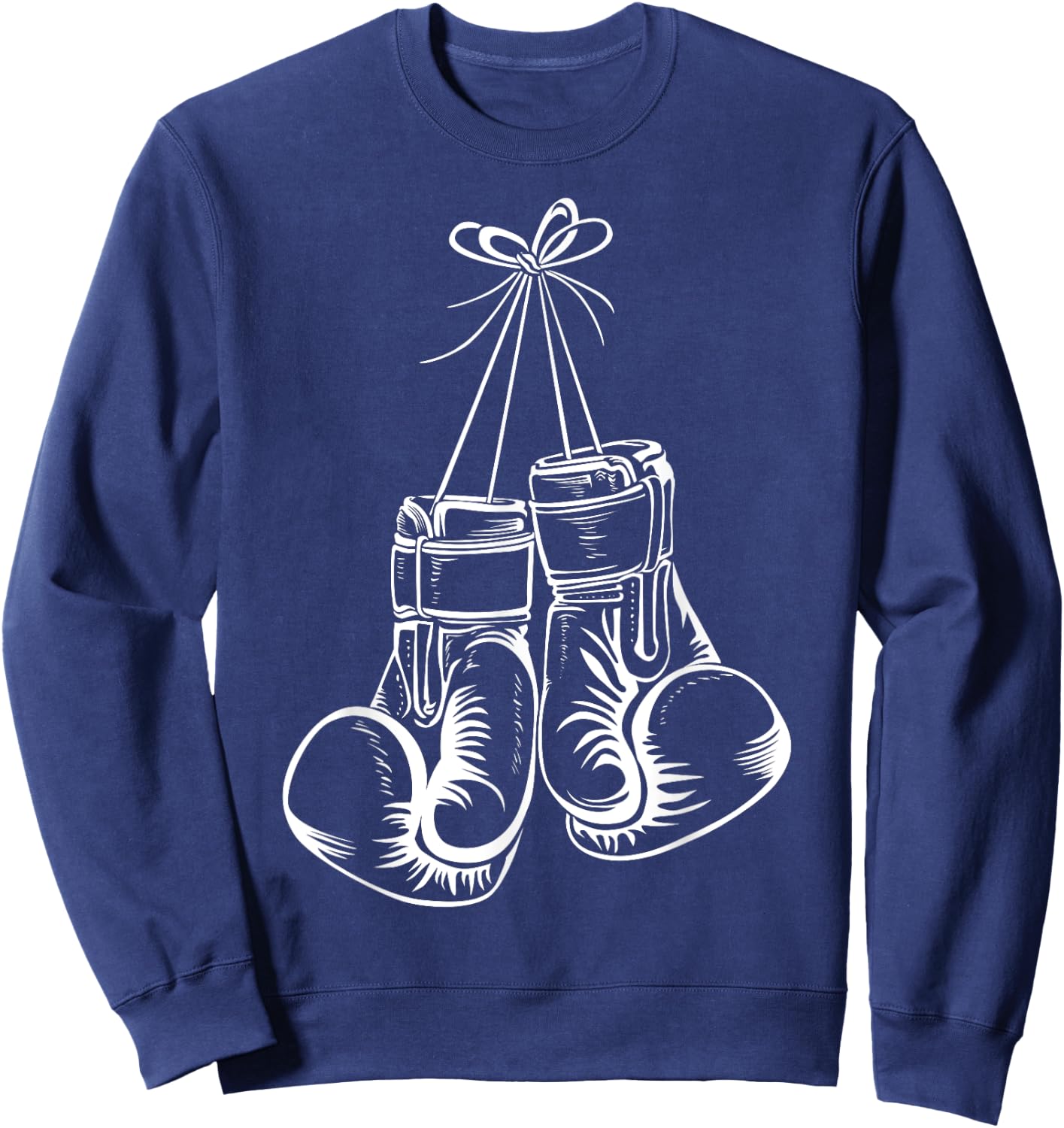 Funny Boxing Gift Women Boxer Gloves Boxing Athletes Sweatshirt - Sweatshirt | Navy