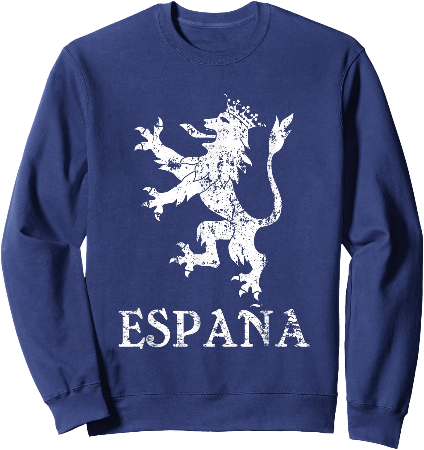 Espana Spain Lion Symbol Spanish Spaniard Pride Sweatshirt - Sweatshirt | Navy