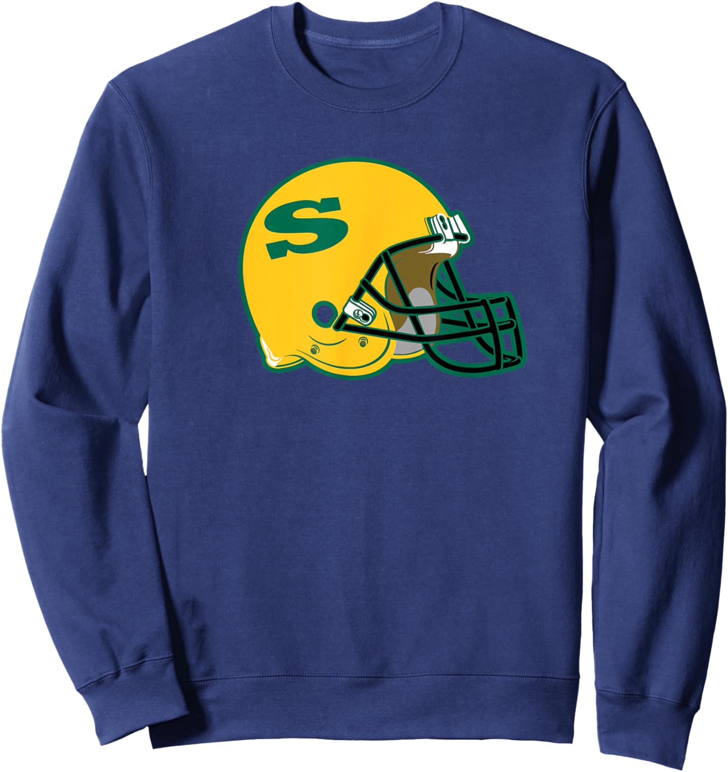 Siena College Throwback Football Helmet Vintage Sweatshirt - Sweatshirt | Navy