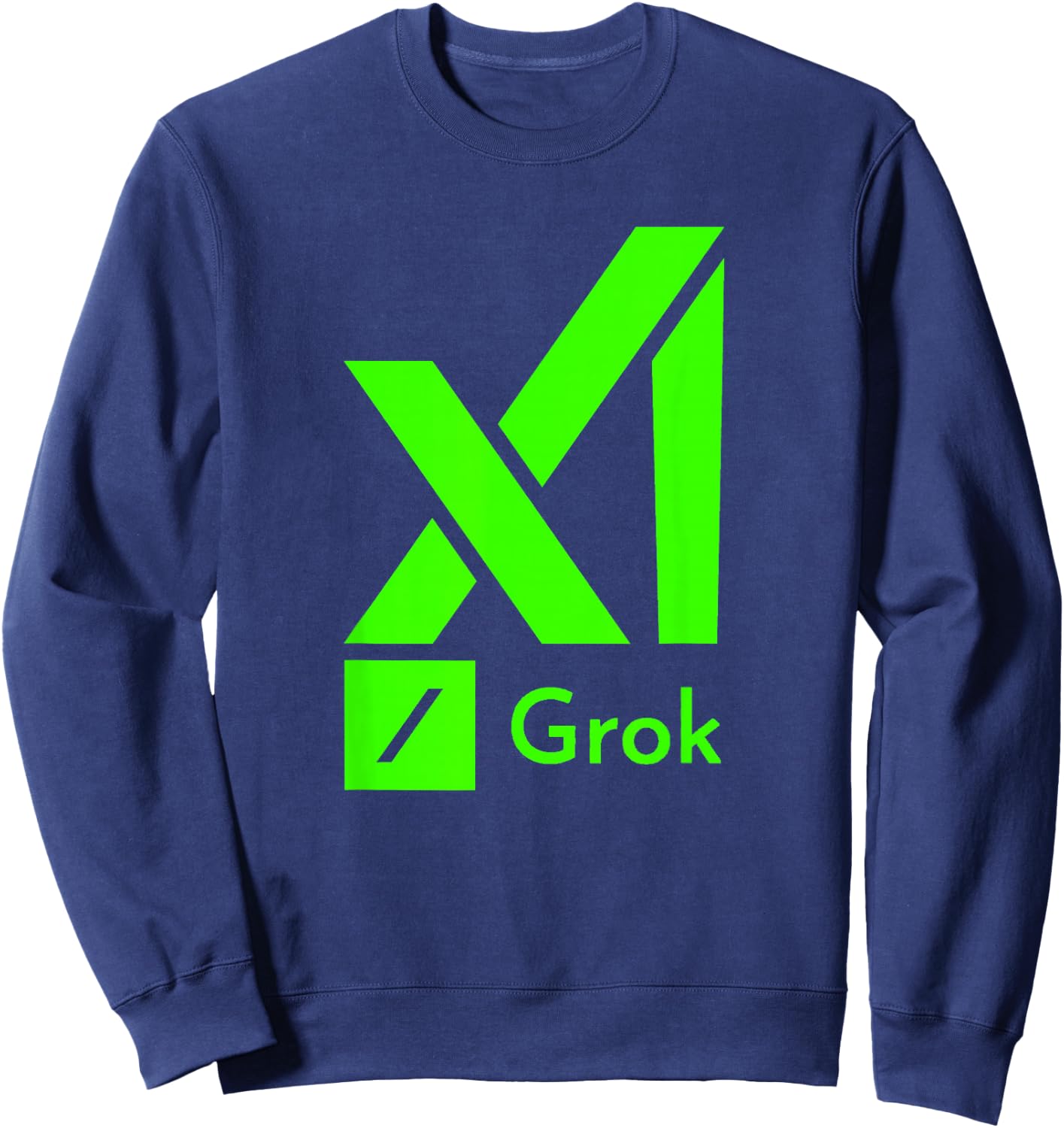 Grok AI - Artificial Intelligence for Freedom of Speech Sweatshirt - Sweatshirt | Navy