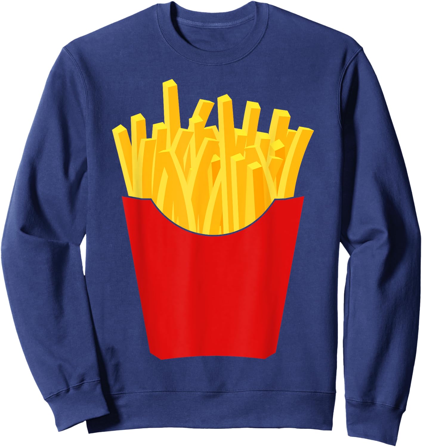 French Fries French Fry Costume Shirt Sweatshirt - Sweatshirt | Navy