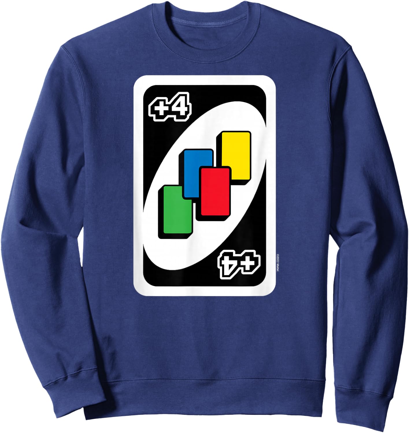 UNO - Draw Four Card Sweatshirt - Sweatshirt | Navy