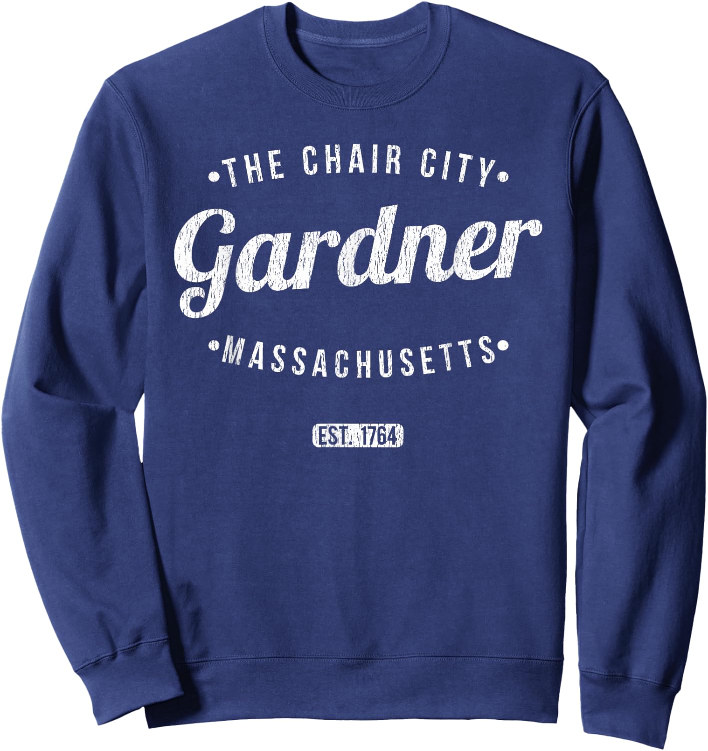 Gardner Massachusetts Retro Vintage Souvenir MA Gardner Sweatshirt - Sweatshirt | Navy