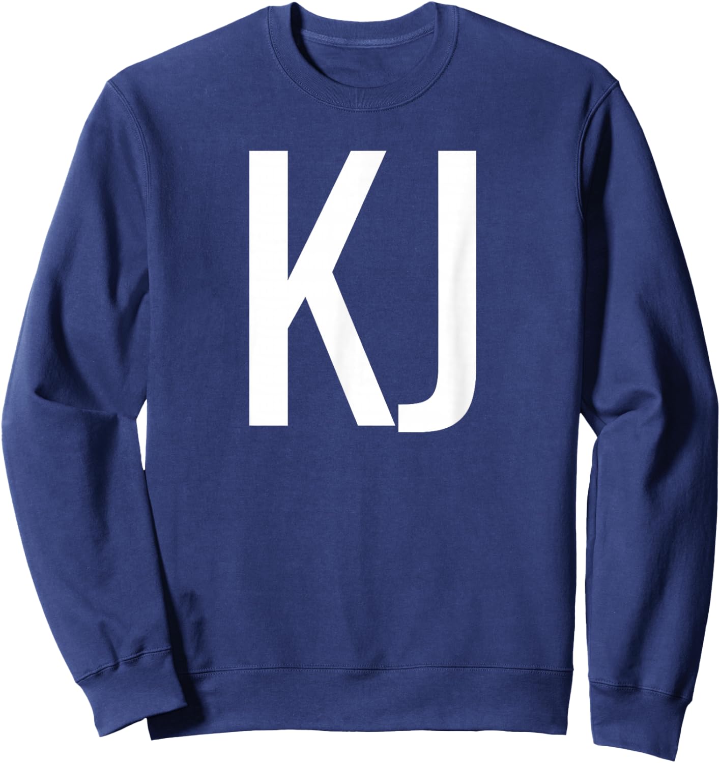 KJ Bold Font Sweatshirt - Sweatshirt | Navy