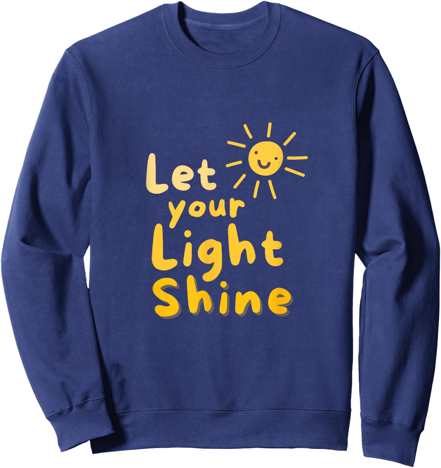 Let your light shine Sweatshirt - Sweatshirt | Navy