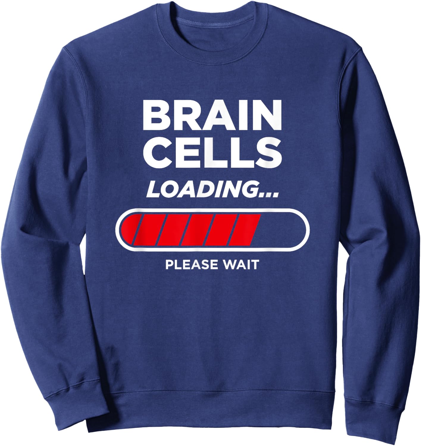 Brain Cells Loading Sweatshirt - Sweatshirt | Navy