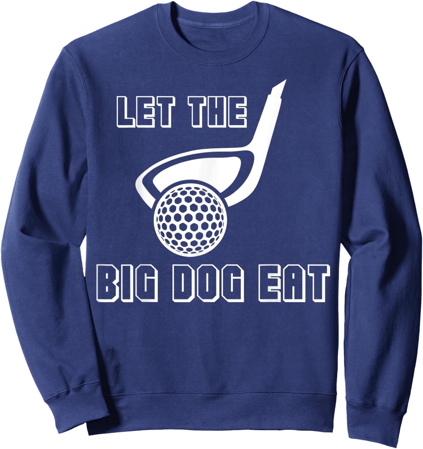 Funny Golfer Birthday Golf Father Day Mother Golf Ball Club Sweatshirt - Sweatshirt | Navy