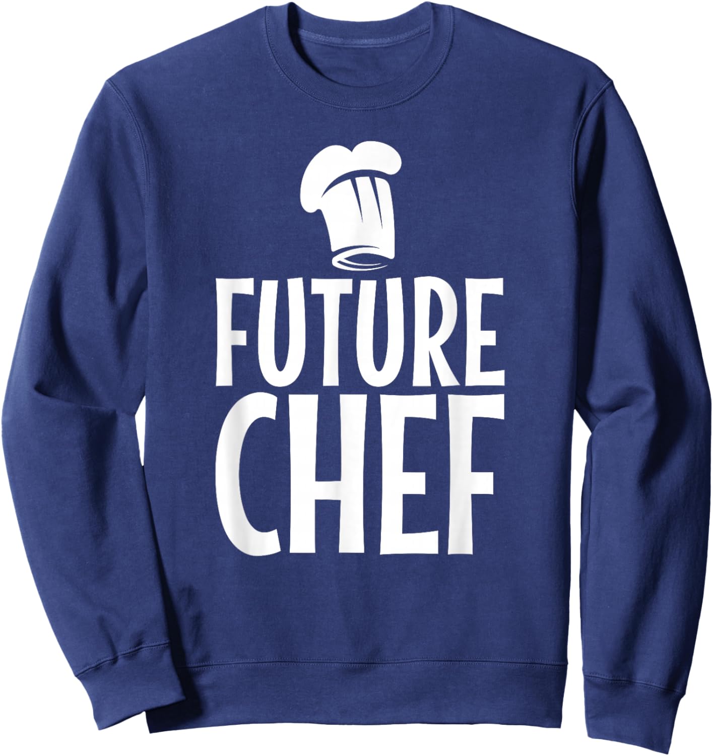 Funny Chef Design Women Culinary Cooking Chef Cook Sweatshirt - Sweatshirt | Navy