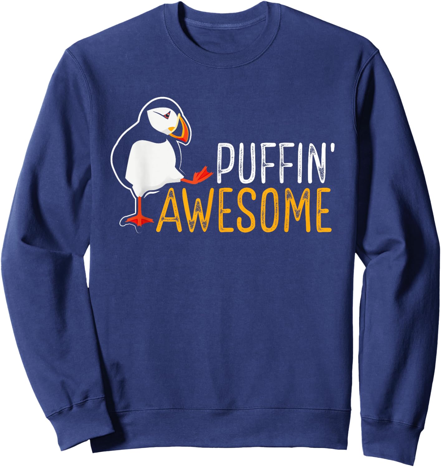 Puffin Awesome – Birding Lover Puffin Bird Whisperer Sweatshirt - Sweatshirt | Navy