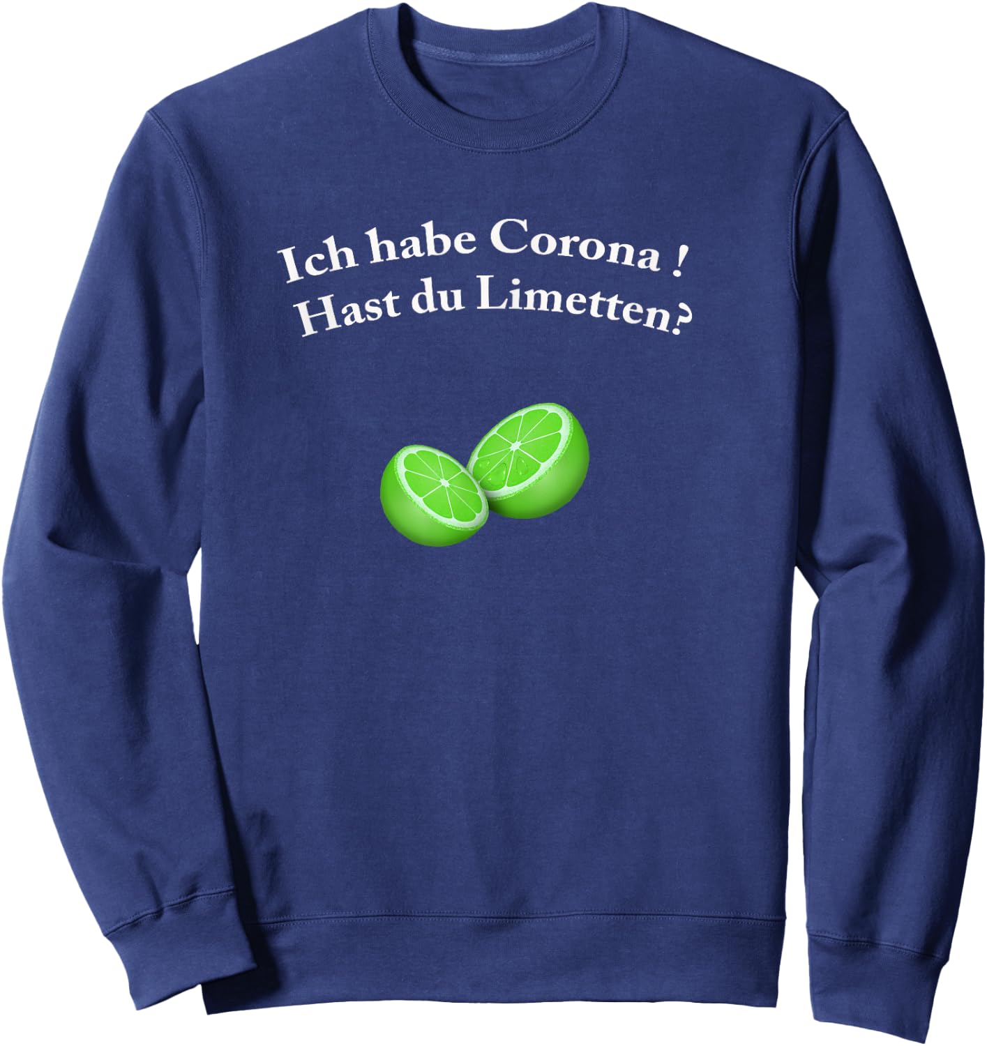 Corona Lime Sweatshirt - Sweatshirt | Navy