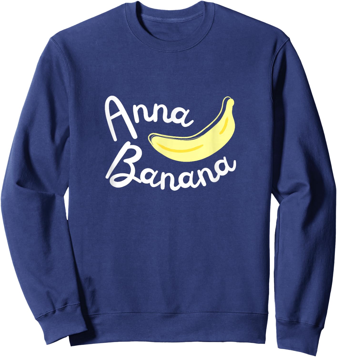 Anna Banana Nickname Sweatshirt - Sweatshirt | Navy