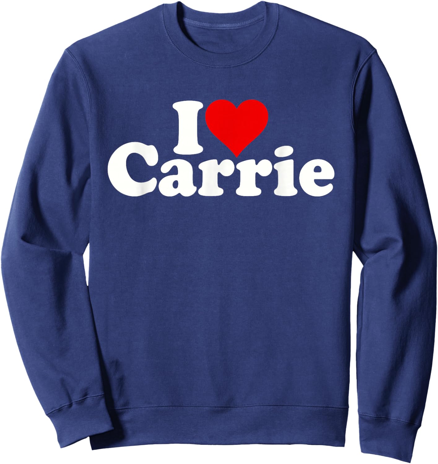 I Love Heart Carrie Sweatshirt - Sweatshirt | Navy