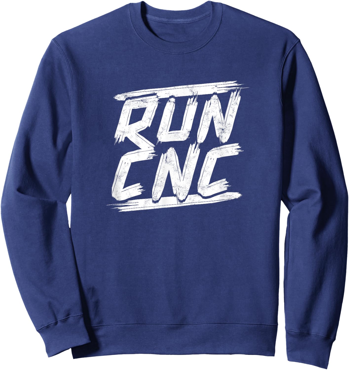 Run CNC - mechanical engineering Sweatshirt - Sweatshirt | Navy