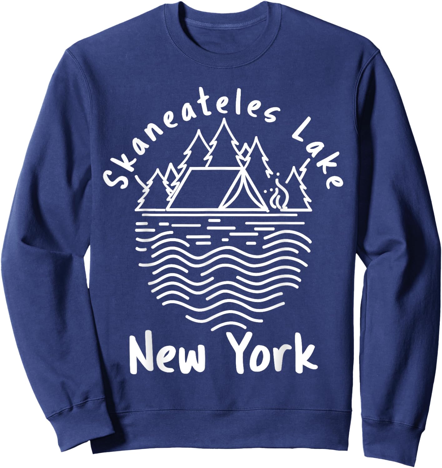 Skaneateles Lake In New York State Sweatshirt - Sweatshirt | Navy