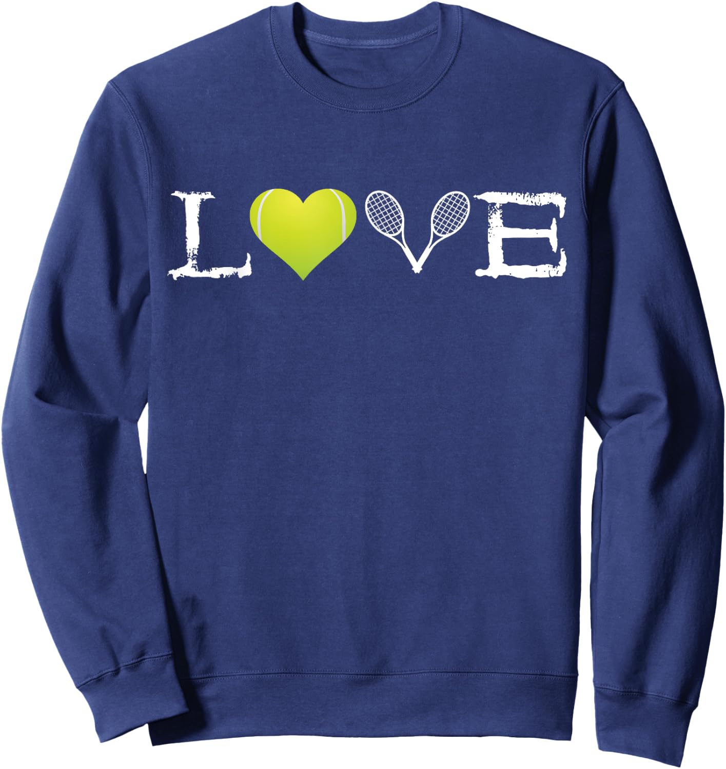 Tennis Ball Love Tennis Racquets Tennis Lover Racket Sport Sweatshirt - Sweatshirt | Navy