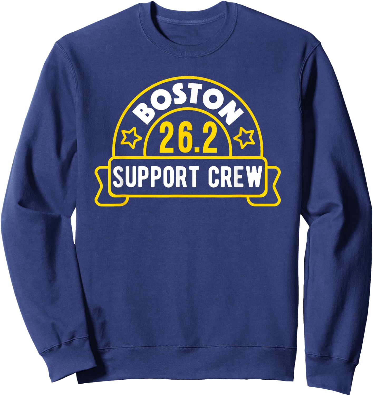 Boston 26.2 Marathon Support Crew Sweatshirt - Sweatshirt | Navy