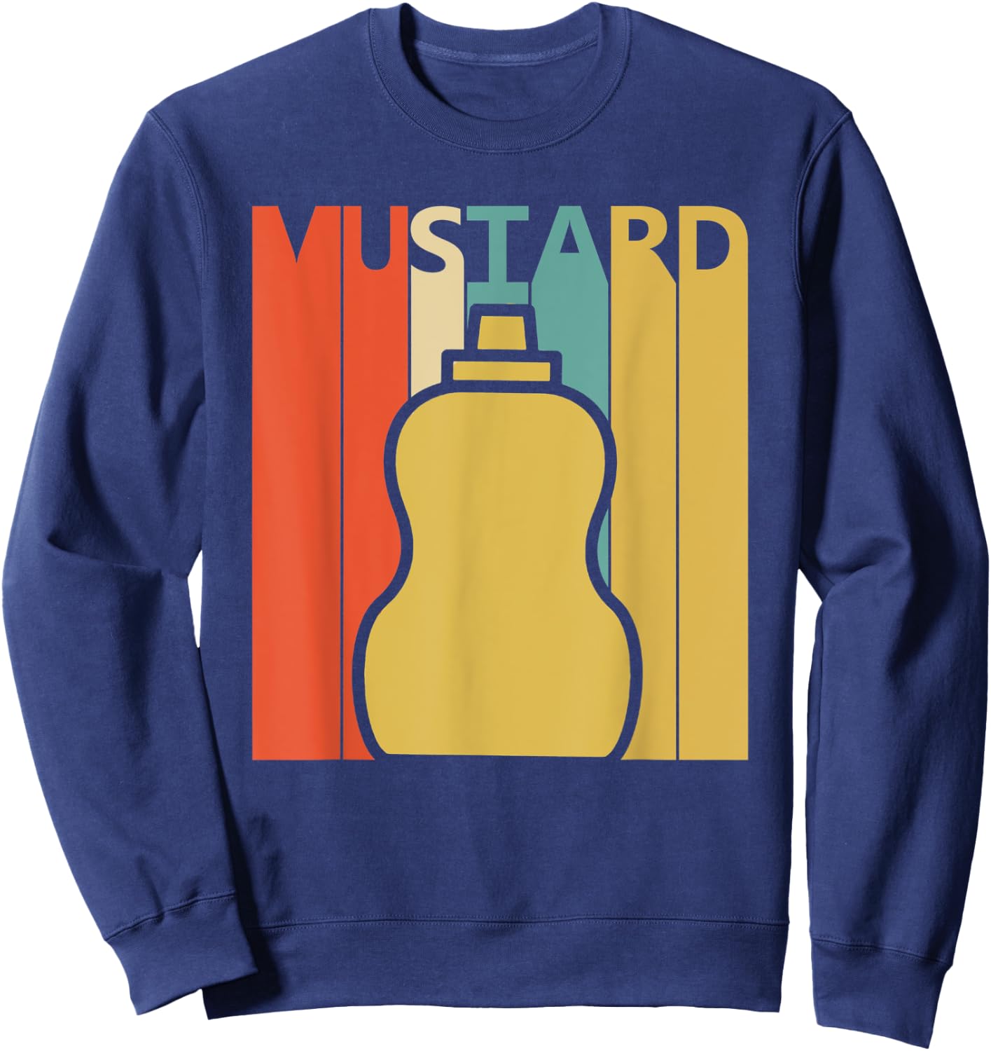 Funny Mustard sauce Lover Sweatshirt - Sweatshirt | Navy