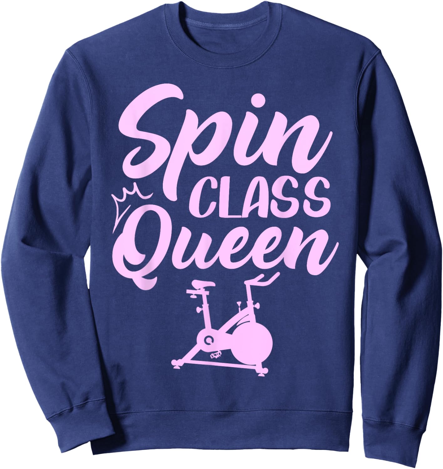 Spinning Class Spin Class Queen Spin Sweatshirt - Sweatshirt | Navy
