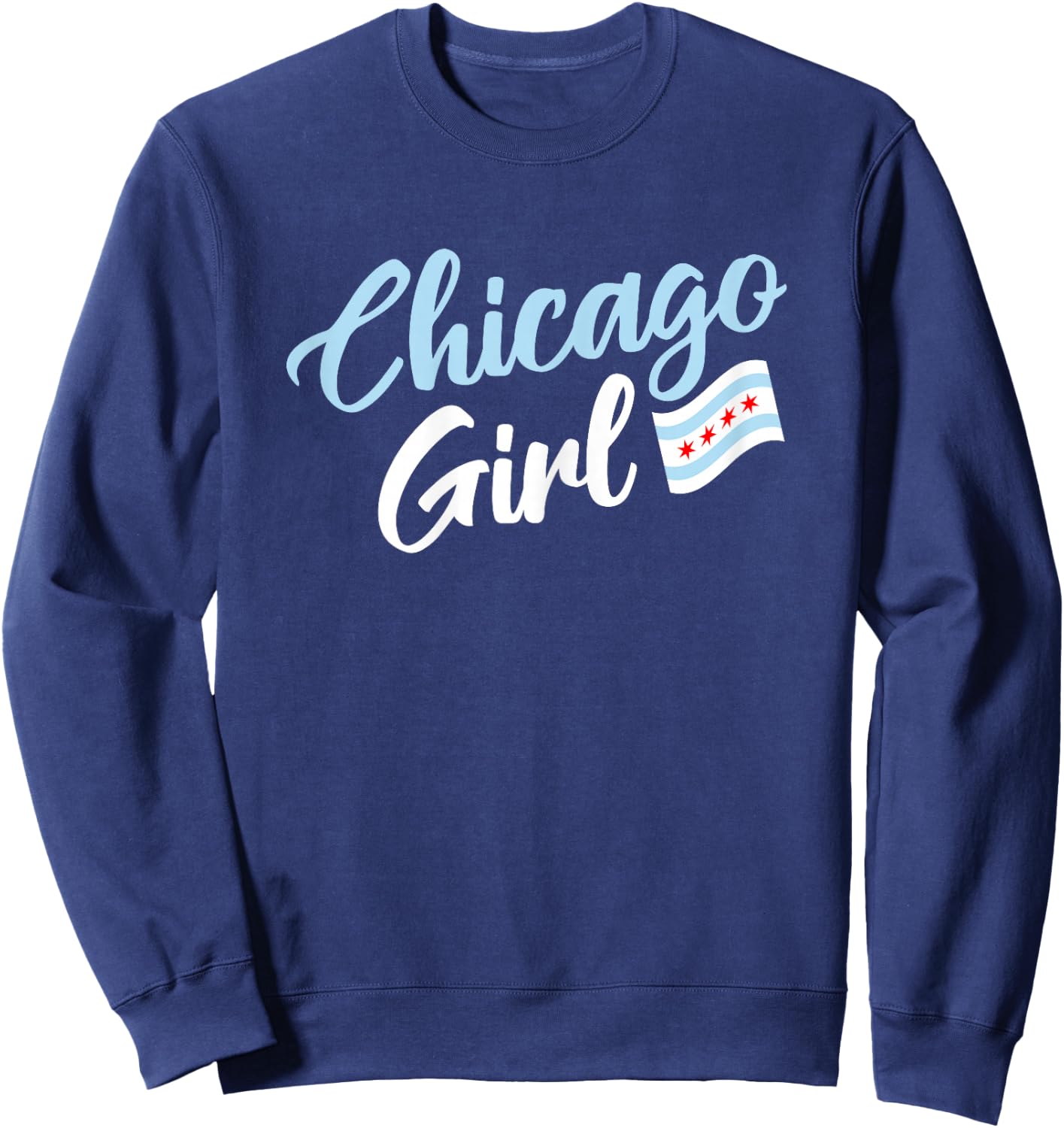 Kids Chicago Girl Sweatshirt - Sweatshirt | Navy