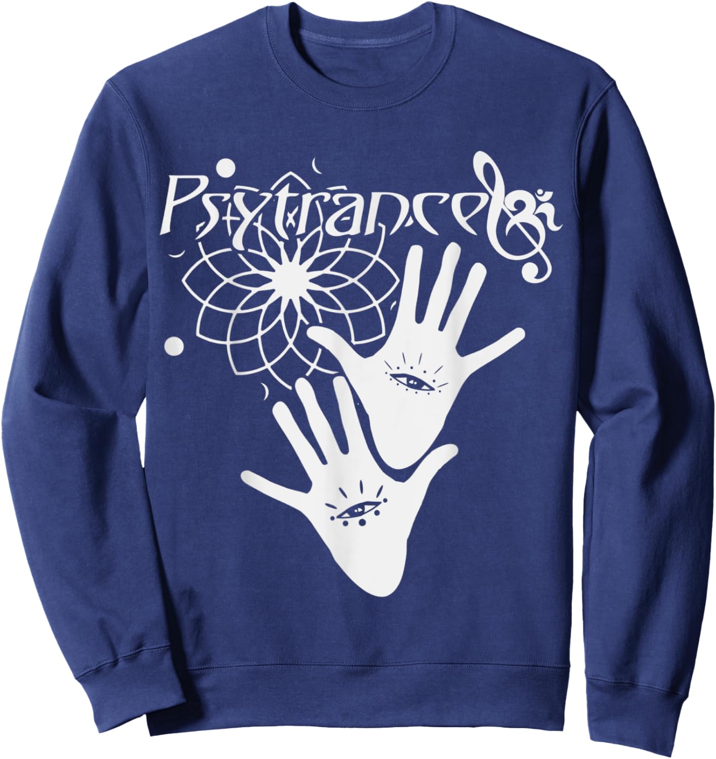 Psytrance Goa Psy Techno Rave Raver Festival Present Sweatshirt - Sweatshirt | Navy