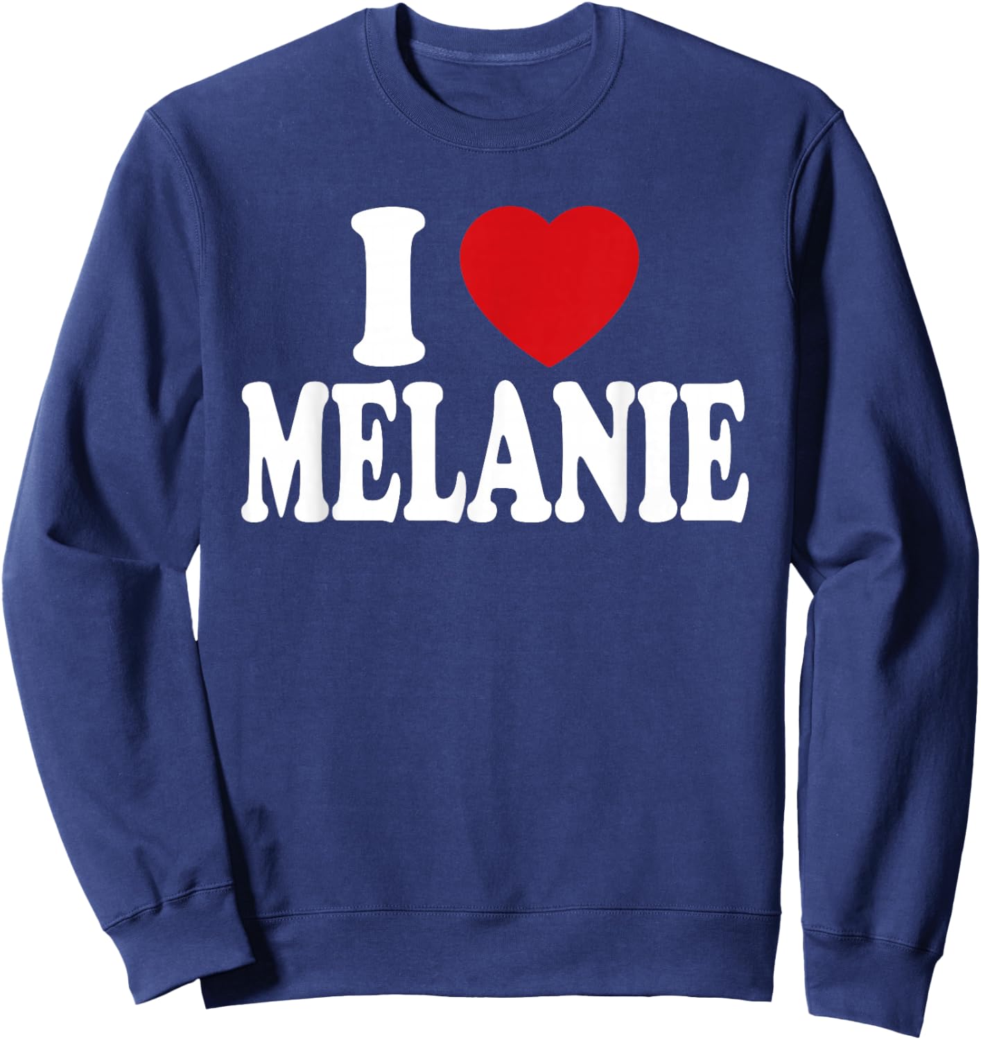 I Heart Love Melanie Sweatshirt - Sweatshirt | Navy