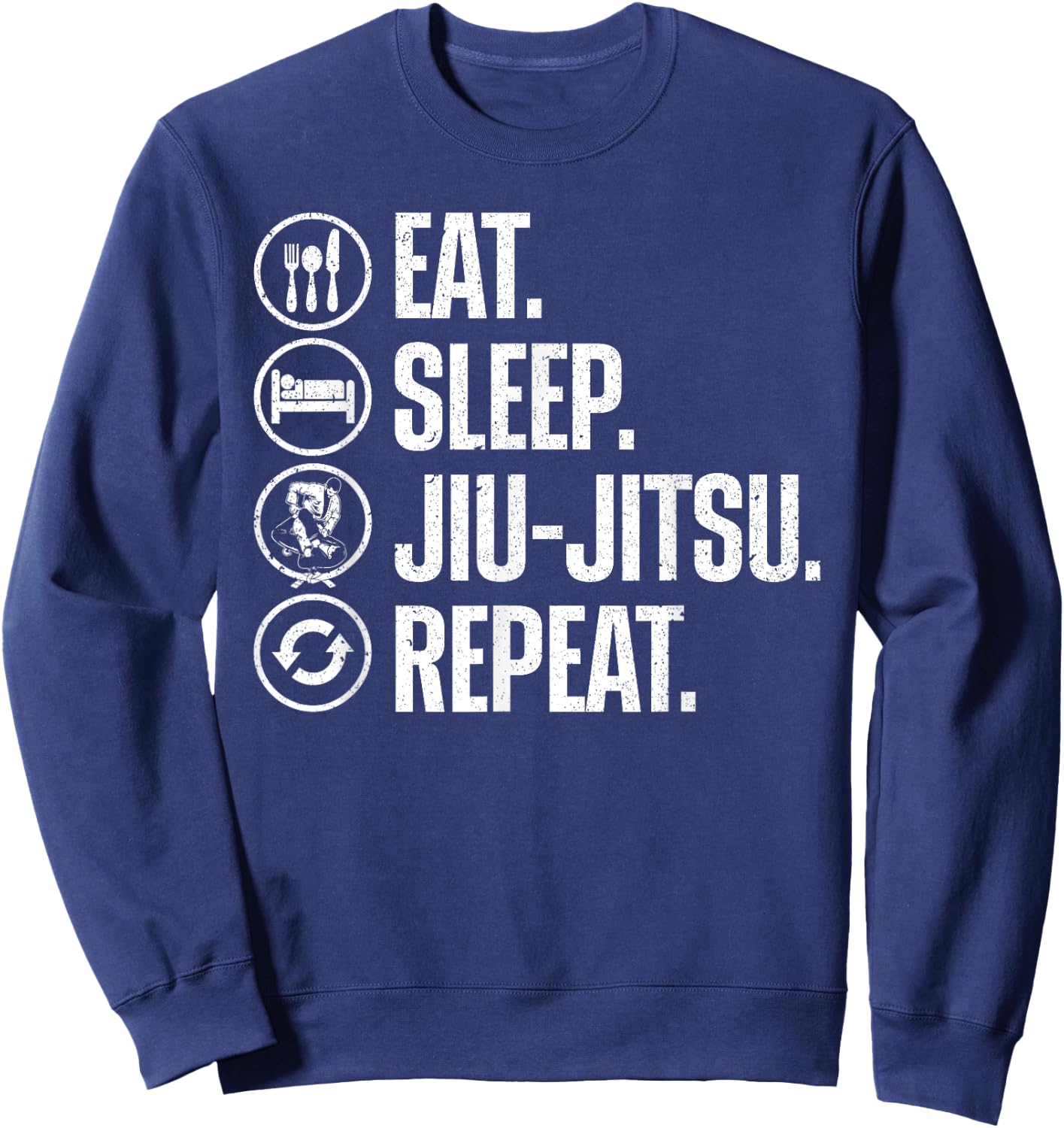 Funny Jiu Jitsu Women Kids Brazilian Jiu Jitsu BJJ Sweatshirt - Sweatshirt | Navy