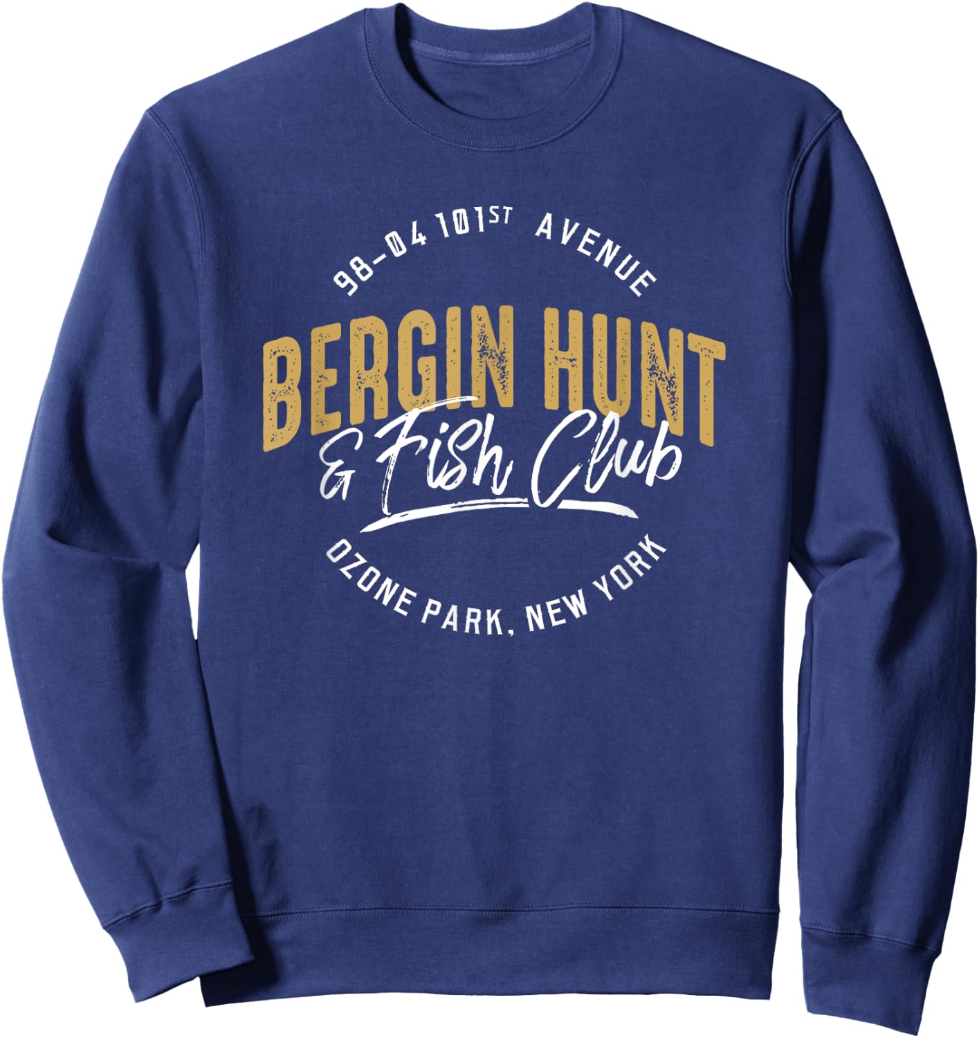 Bergin Hunt & Fish Club (large design) Sweatshirt - Sweatshirt | Navy