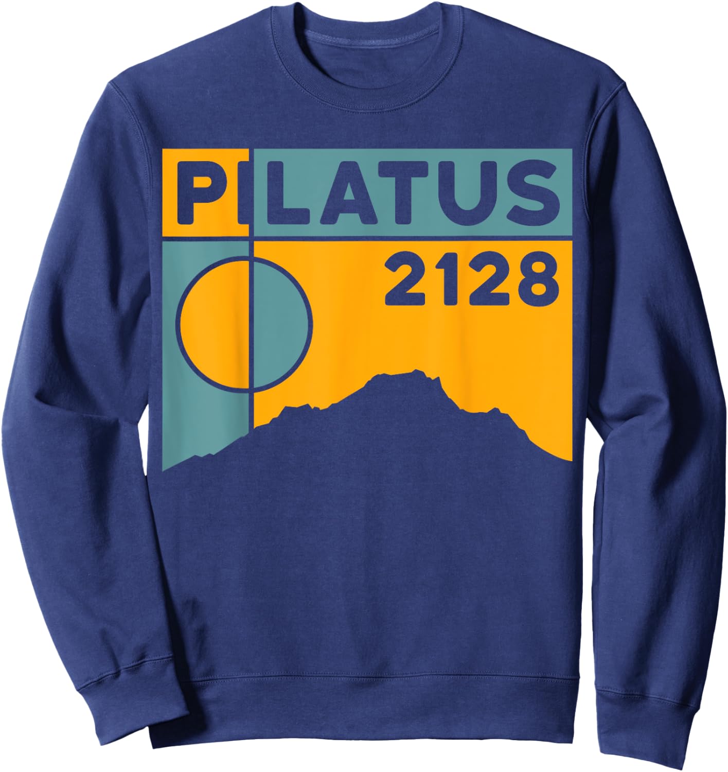 Mount Pilatus Hike Lucerne Swiss Hiking Gifts Switzerland Sweatshirt - Sweatshirt | Navy