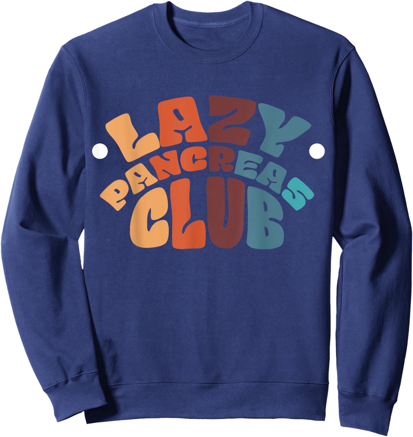 Lazy Pancreas Club Sweatshirt - Sweatshirt | Navy