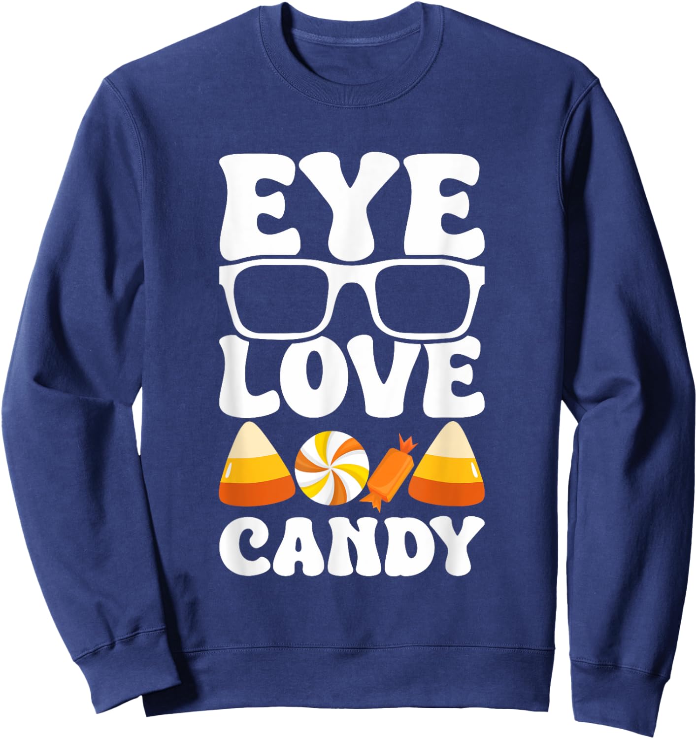 Eye Love Candy Halloween Optician Sweatshirt - Sweatshirt | Navy