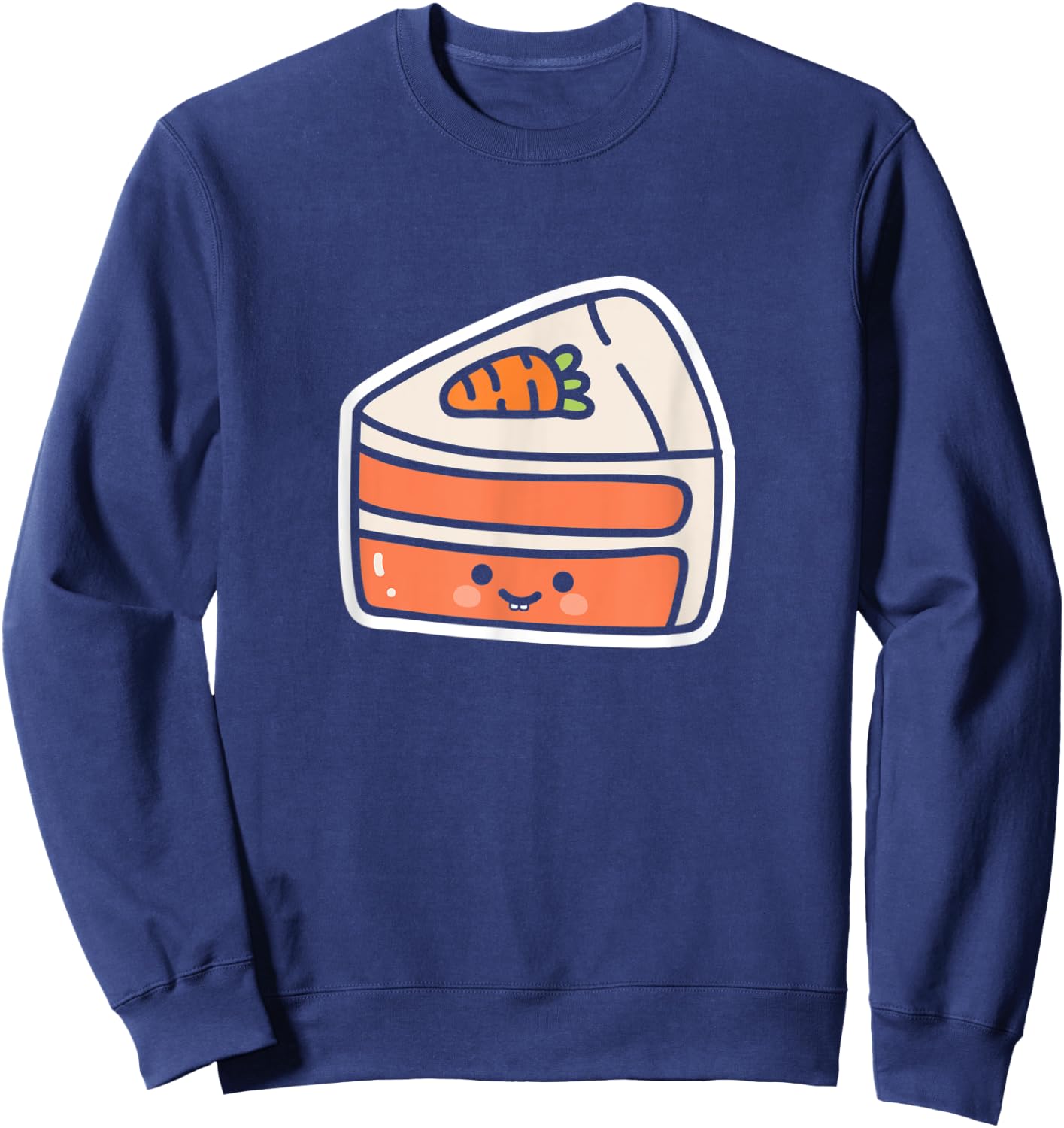 Carrot Cake Sweet I Carrot Cake Carrot Cake Kawaii Children Sweatshirt - Sweatshirt | Navy