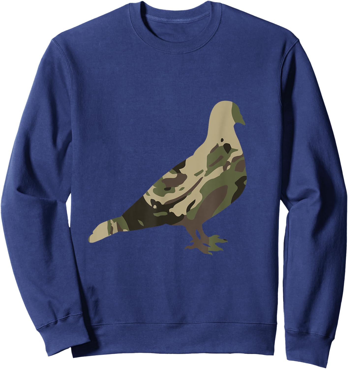 Dove Hunting Trip messy bun Hunters Bird Military Dove Camo Sweatshirt - Sweatshirt | Navy