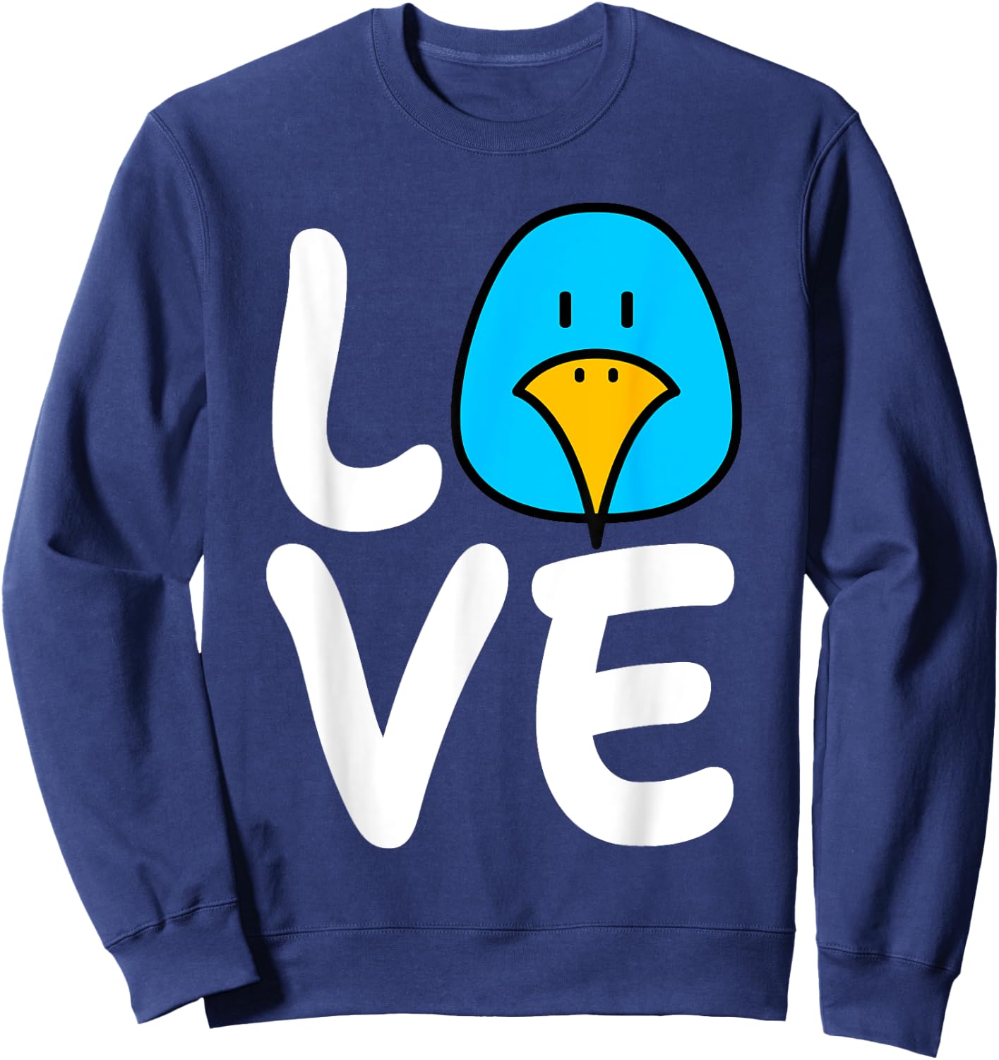Birds LOVE Shirt | Bird Lover Shirt | Cool Bird Sweatshirt - Sweatshirt | Navy
