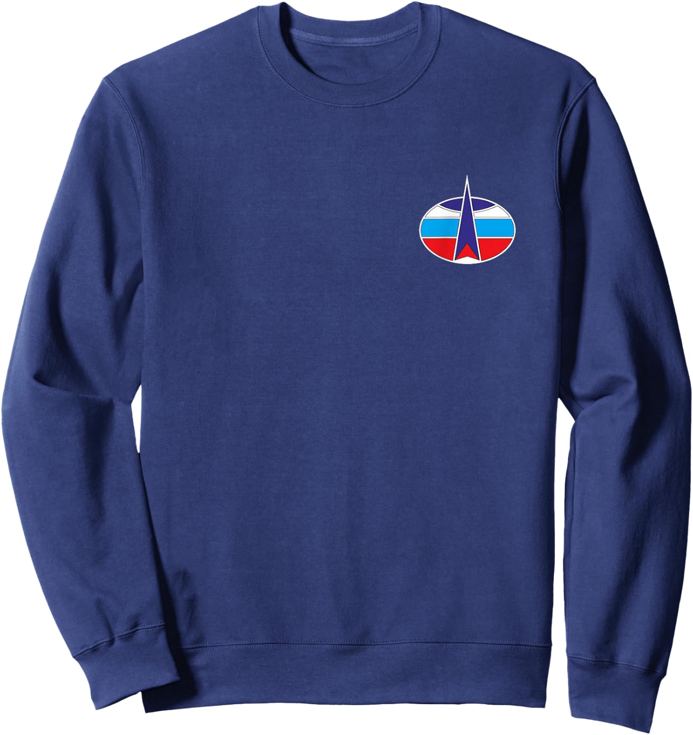 Russian Space Forces Program Russia Aerospace Patriot Sweatshirt - Sweatshirt | Navy