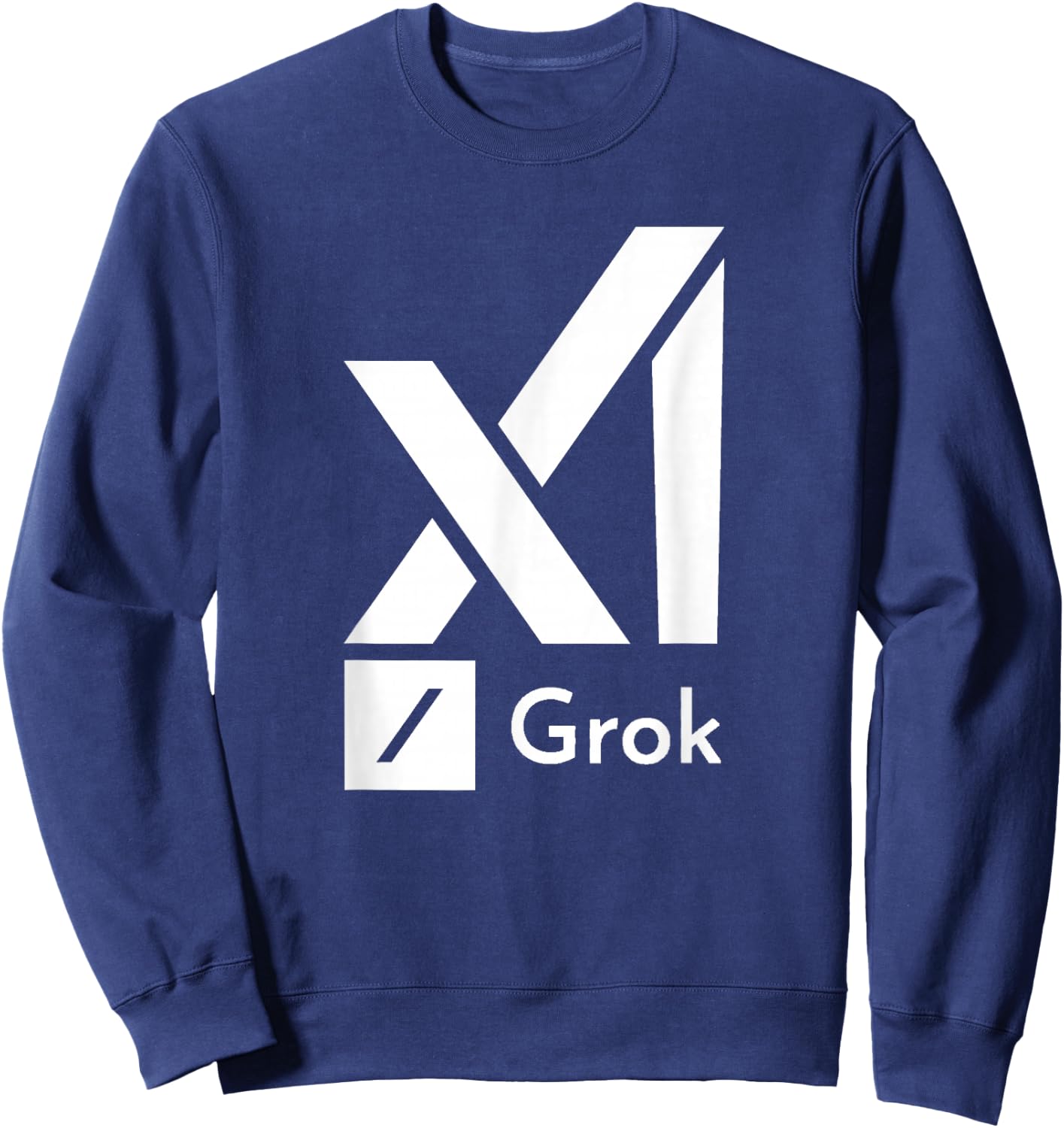 Grok AI - World's Funniest Artificial Intelligence Software Sweatshirt - Sweatshirt | Navy