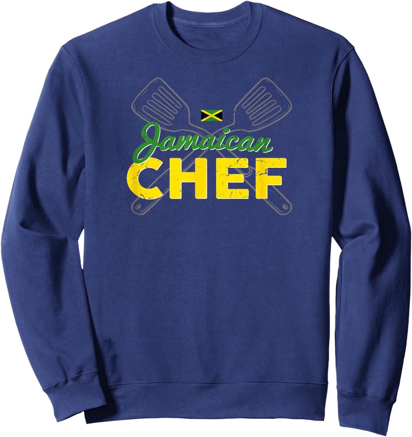 JAMAICAN CHEF Best Cooking Women & Men Sweatshirt - Sweatshirt | Navy