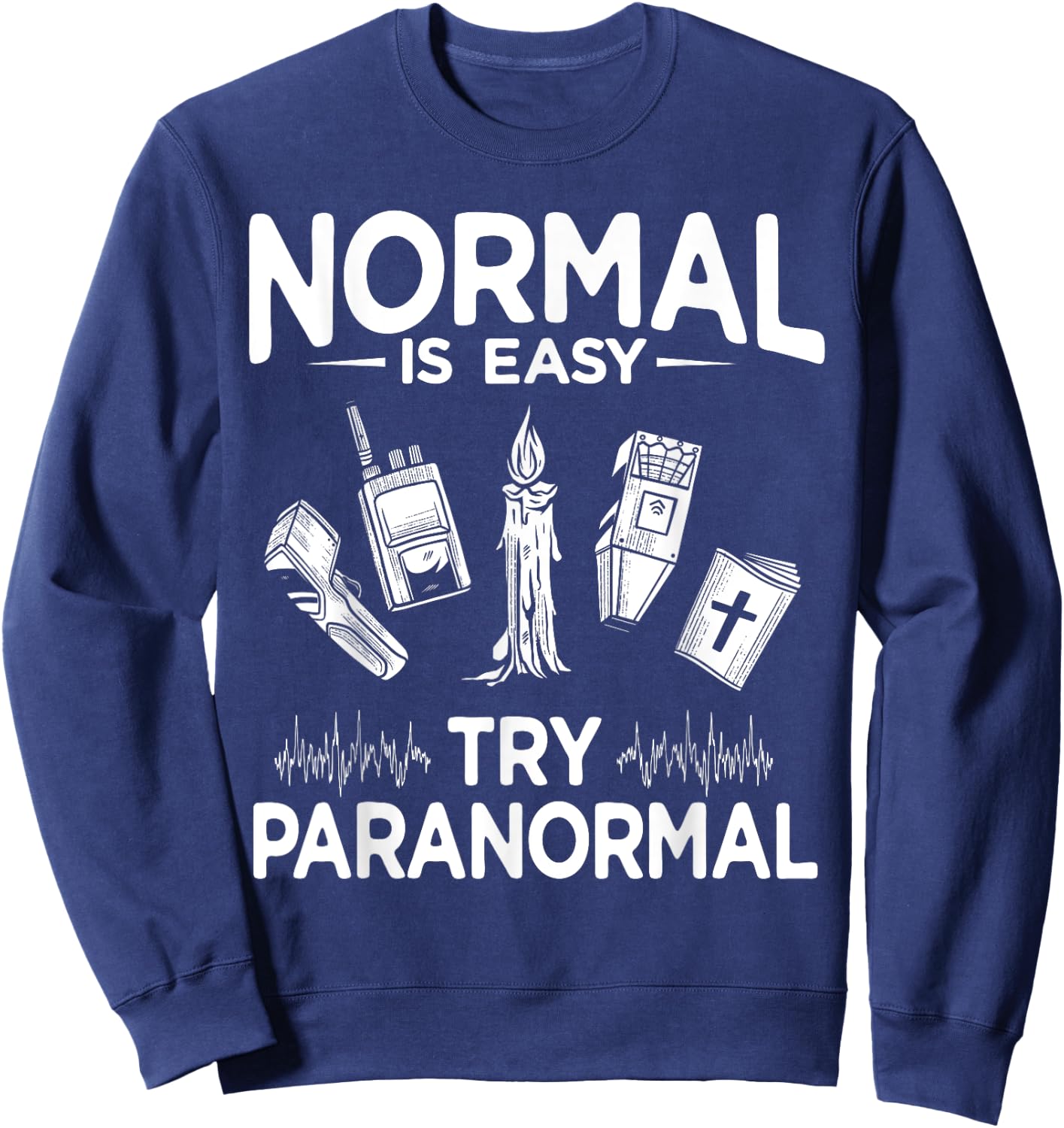 Phasmophobia - Ghost Hunter - Paranormal Investigator Sweatshirt - Sweatshirt | Navy