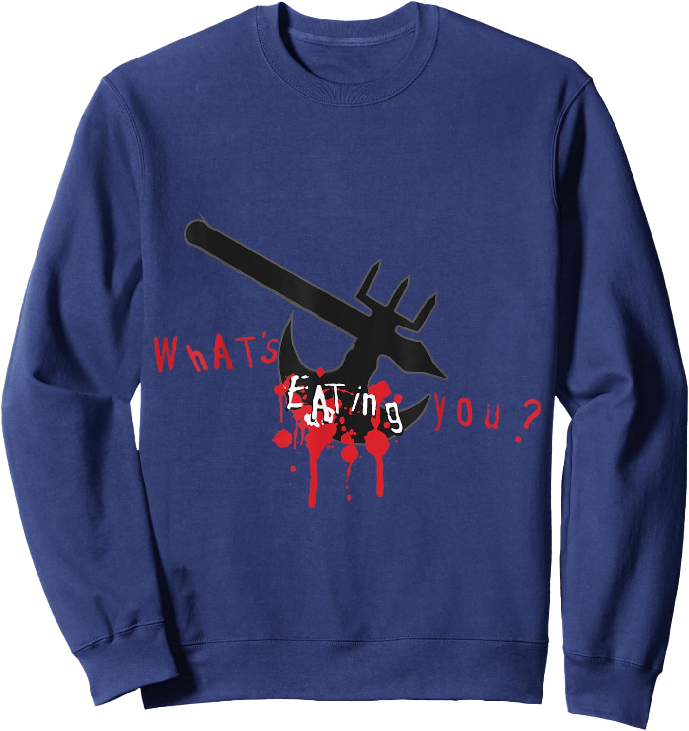Jeepers Creepers Creepy What's Eating You Sweatshirt - Sweatshirt | Navy
