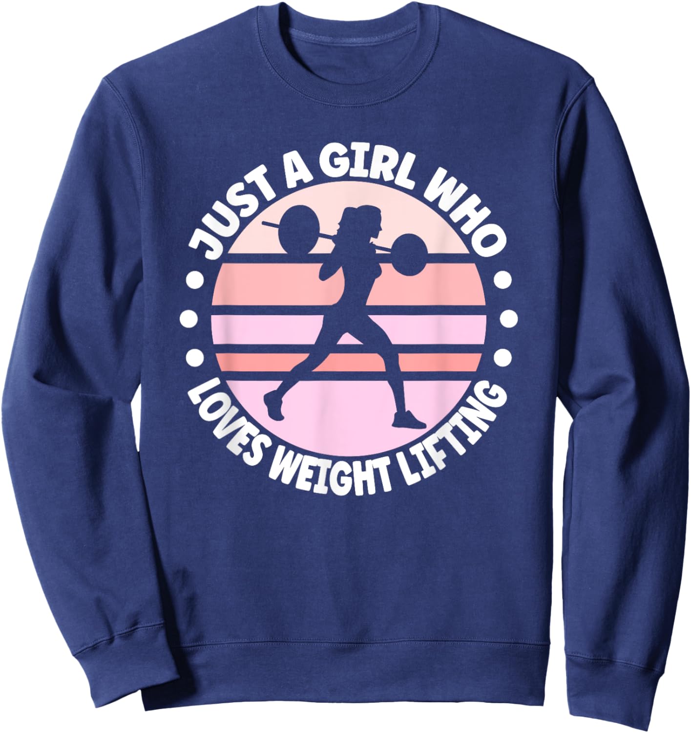 Weight Lifting Apparel Bodybuilding Fitness Gym Sweatshirt - Sweatshirt | Navy