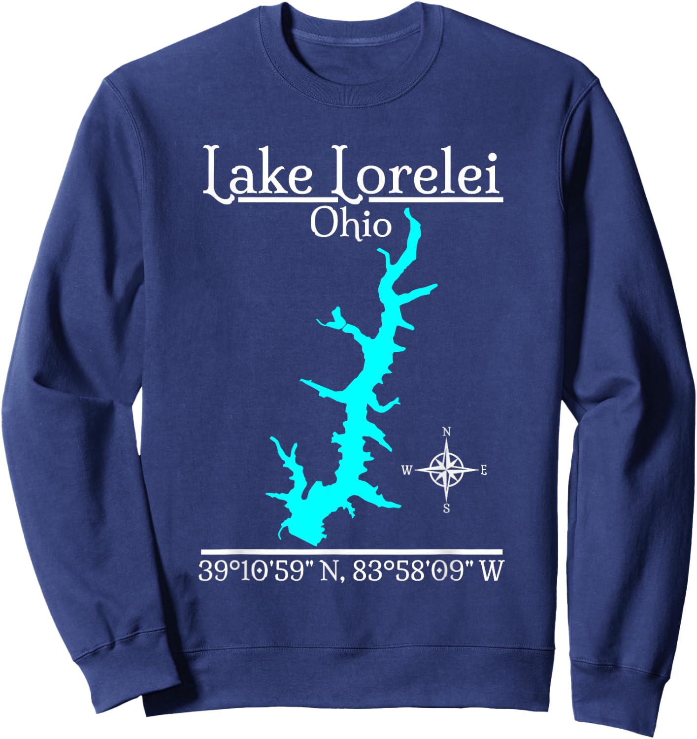 Lake Lorelei, Ohio Sweatshirt - Sweatshirt | Navy