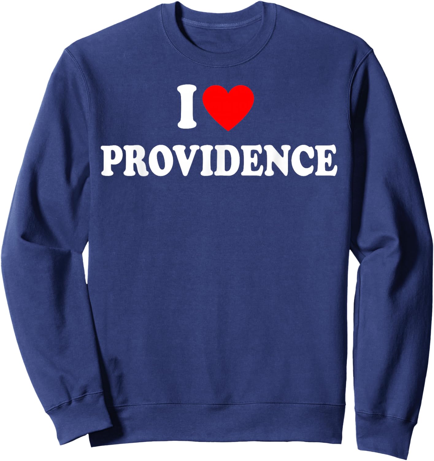 I Heart Providence, I Love Providence City Classic Sweatshirt - Sweatshirt | Navy