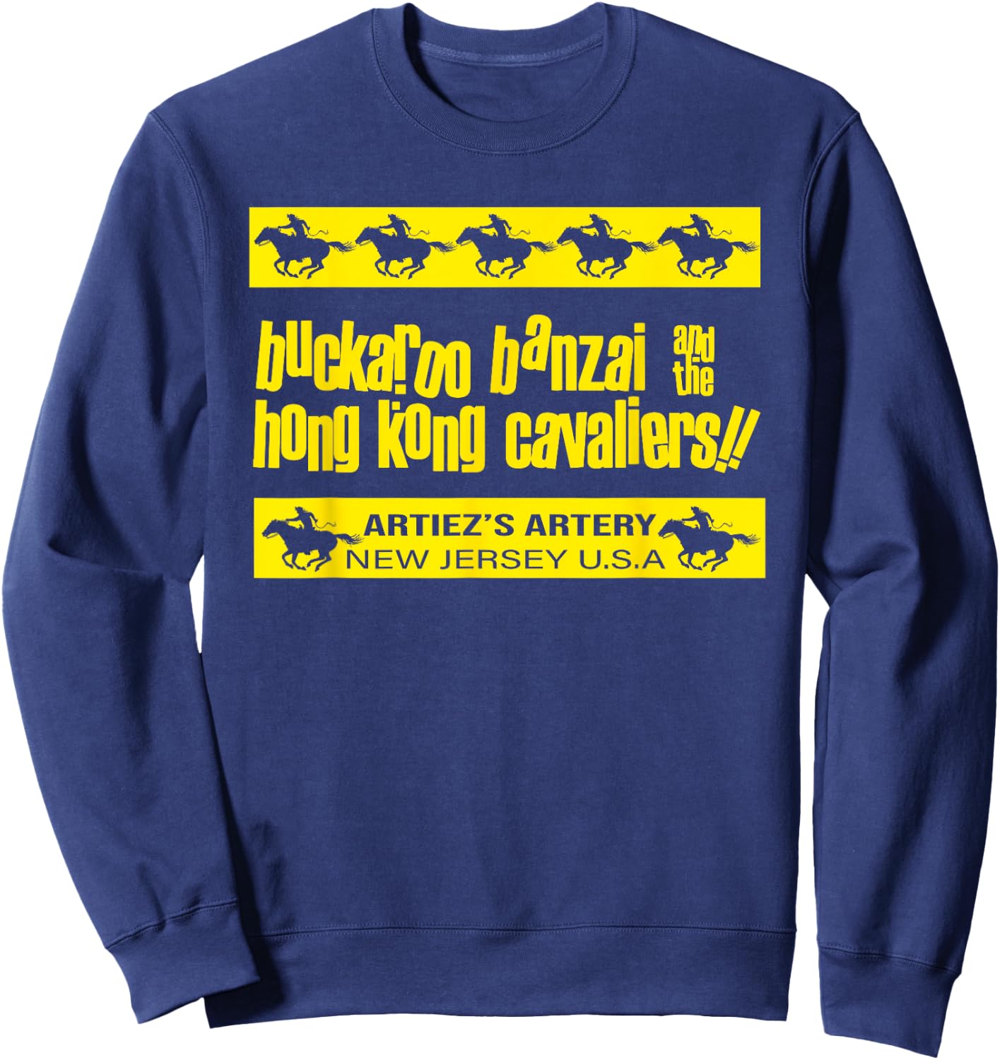 Buckaroo Banzai And The Honkong Cavaliers Sweatshirt - Sweatshirt | Navy