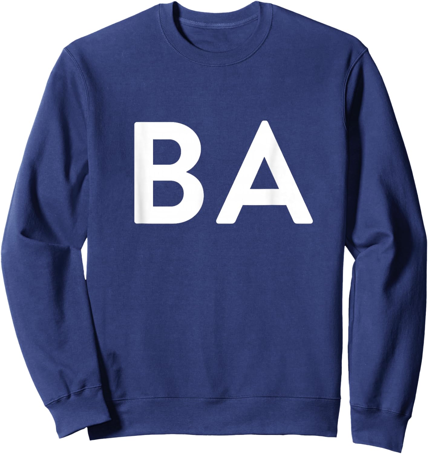 BA - Cuba Two Part Combo Design - Cuban Flag Part 2 Sweatshirt - Sweatshirt | Navy