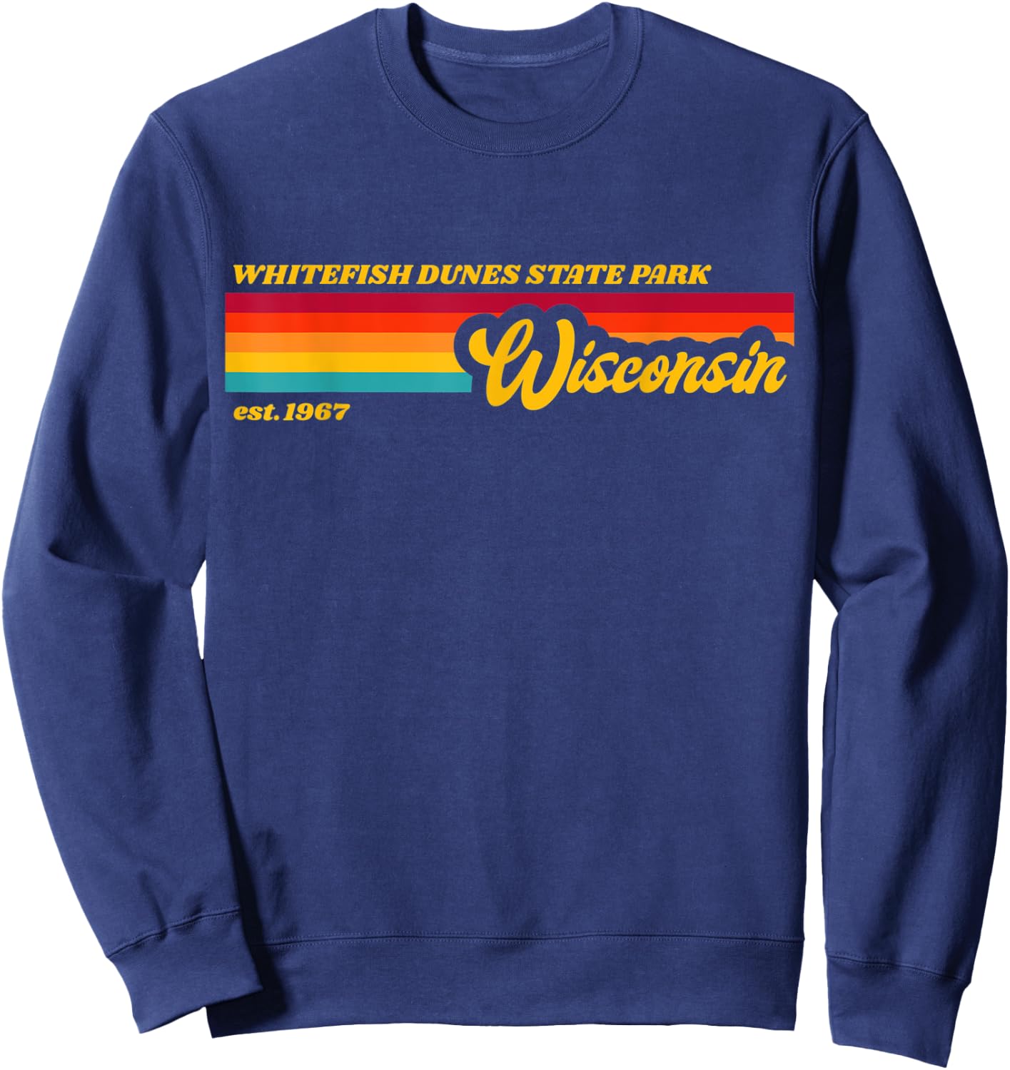 Wisconsin Whitefish Dunes State Park Sweatshirt - Sweatshirt | Navy
