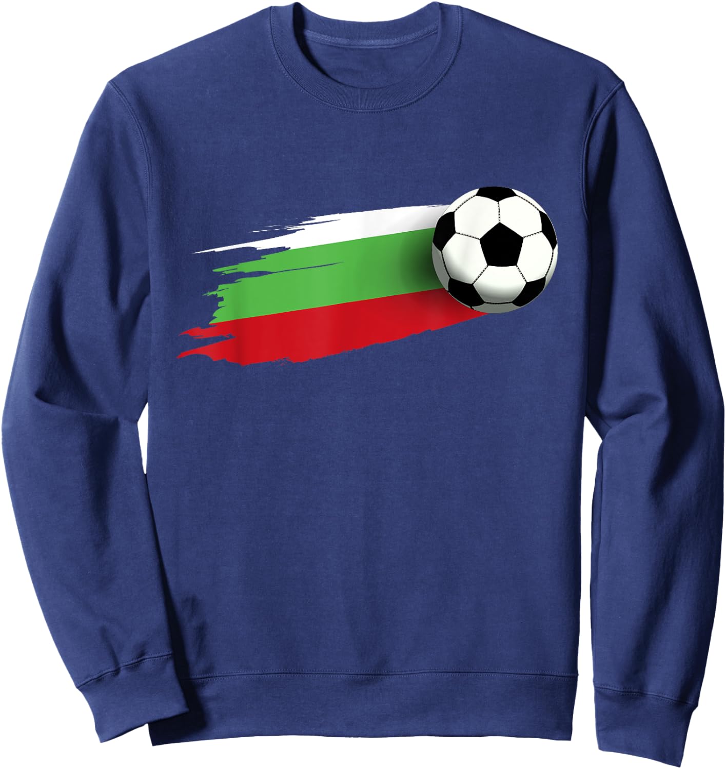 Bulgaria Flag Jersey Bulgarian Soccer Team Bulgarian Sweatshirt - Sweatshirt | Navy