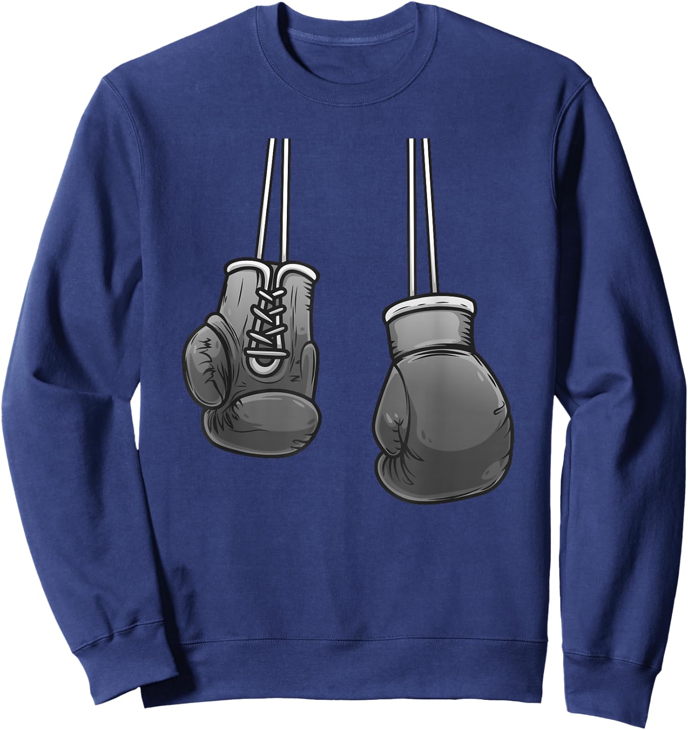 Cool Boxing Gloves For Boxer Fighting Lover Men Women Boys Sweatshirt - Sweatshirt | Navy