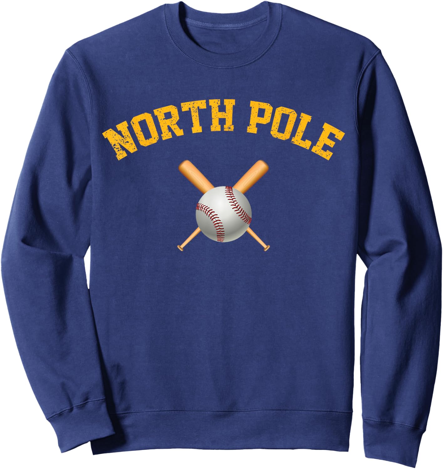 North Pole Baseball Sweatshirt - Sweatshirt | Navy