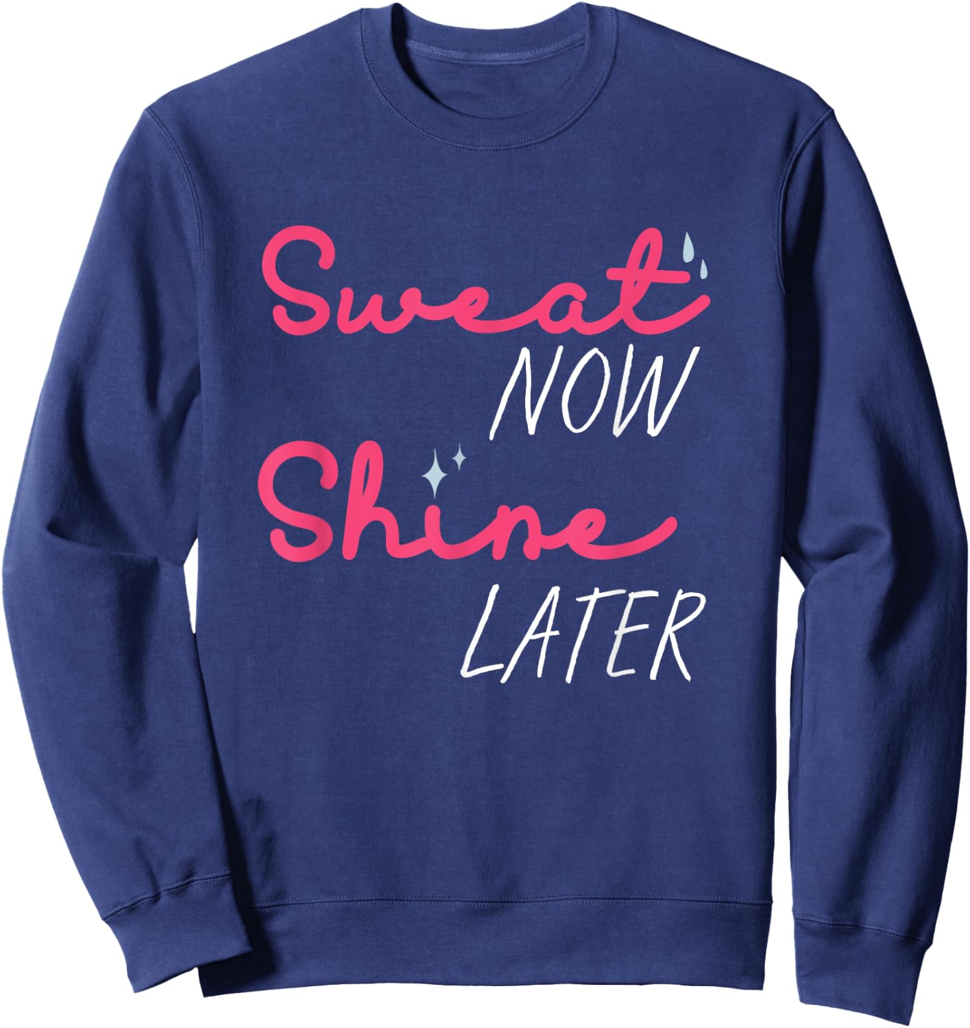 Fitness Gym Design For Girls And Women Sweatshirt - Sweatshirt | Navy